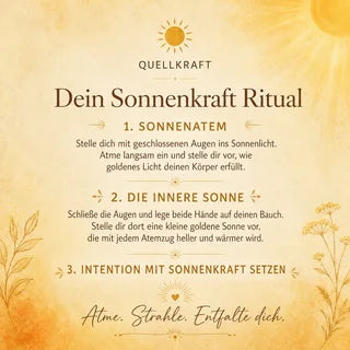 Passende Ritualkarte für Sonnenkraft