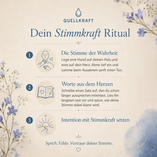 Original-Ritualkarte für Stimmkraft